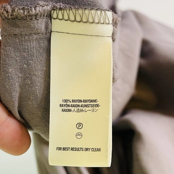 Free People Boho Deep V-Neck Keyhole Long Sleeve Mini Dress Small Women's - Picture 9 of 10